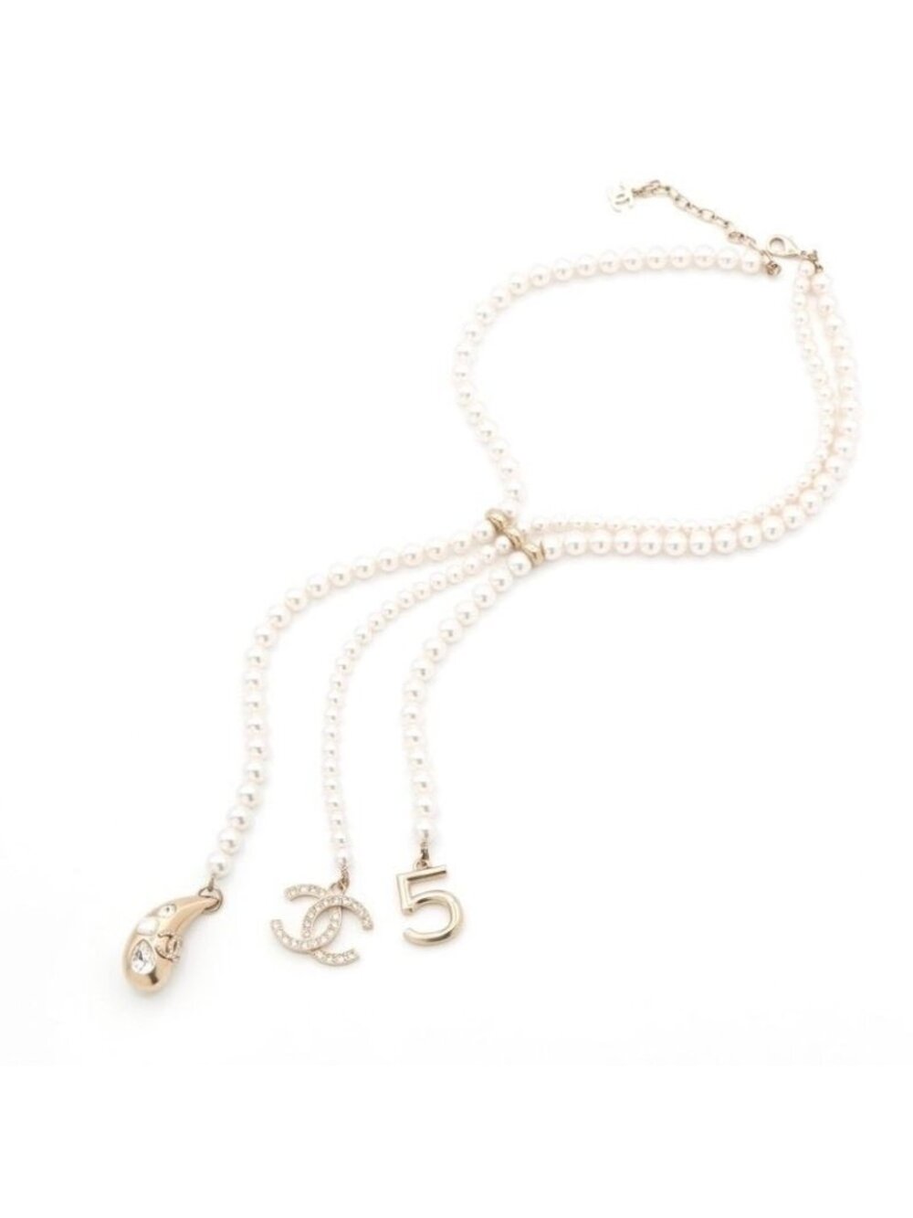 Chanel Choker Gold Rhinestone Coco Mark